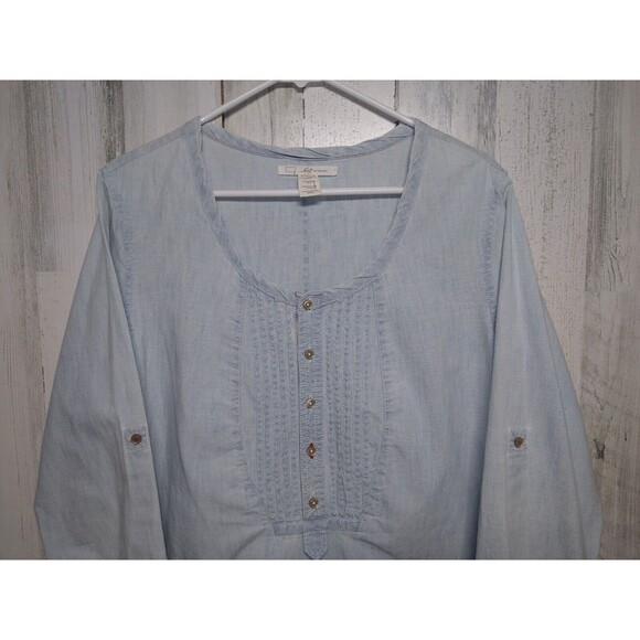 Levi's Chambray Top Tunic Size Small Women’s - Picture 2 of 6